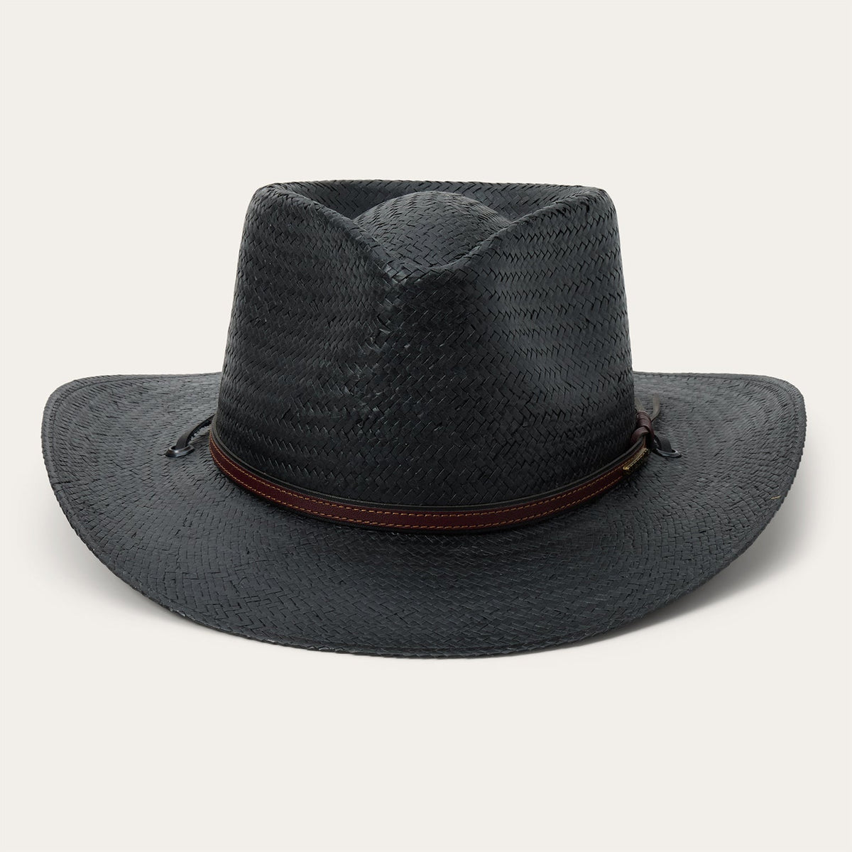Belgrade Straw Outdoor Hat Black - Stetson