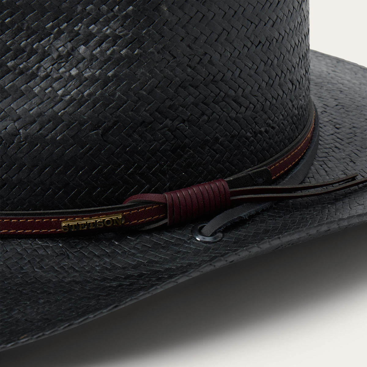 Belgrade Straw Outdoor Hat Black - Stetson