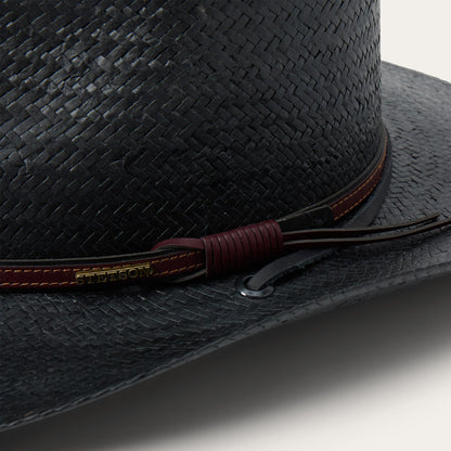 Belgrade Straw Outdoor Hat Black - Stetson