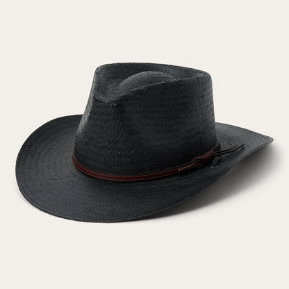 Belgrade Straw Outdoor Hat Black - Stetson