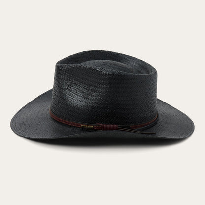 Belgrade Straw Outdoor Hat Black - Stetson