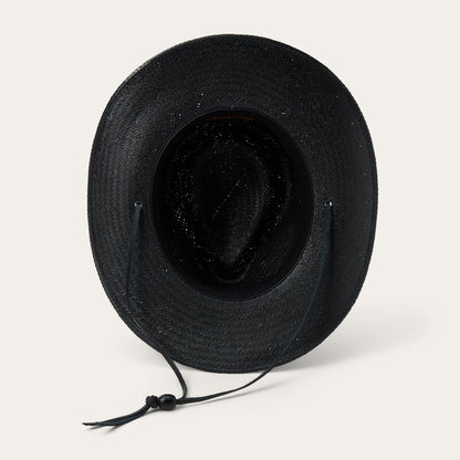 Belgrade Straw Outdoor Hat Black - Stetson