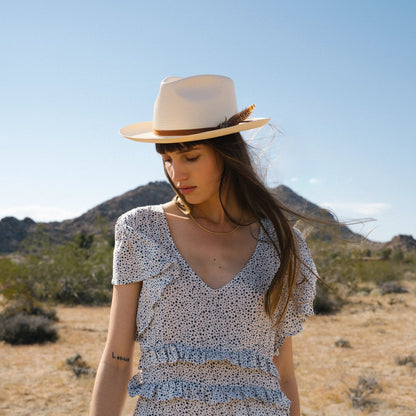 Tallahassee Shantung Straw Fedora Natural - Stetson