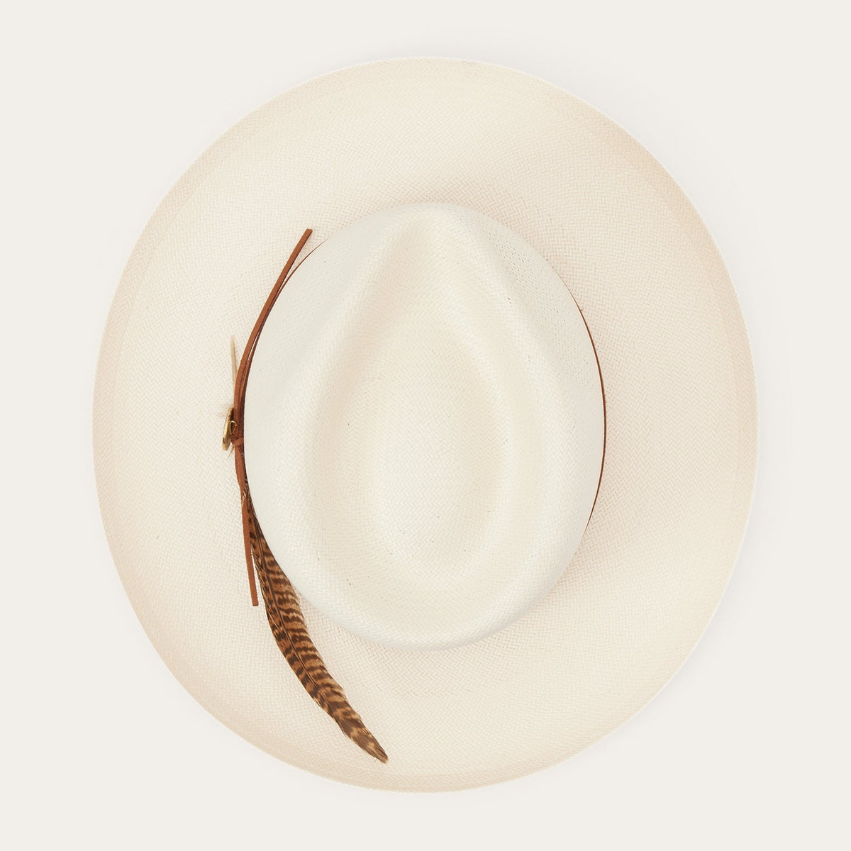 Tallahassee Shantung Straw Fedora Natural - Stetson