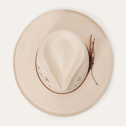 Andromeda Vented Straw Fedora Natural - Stetson