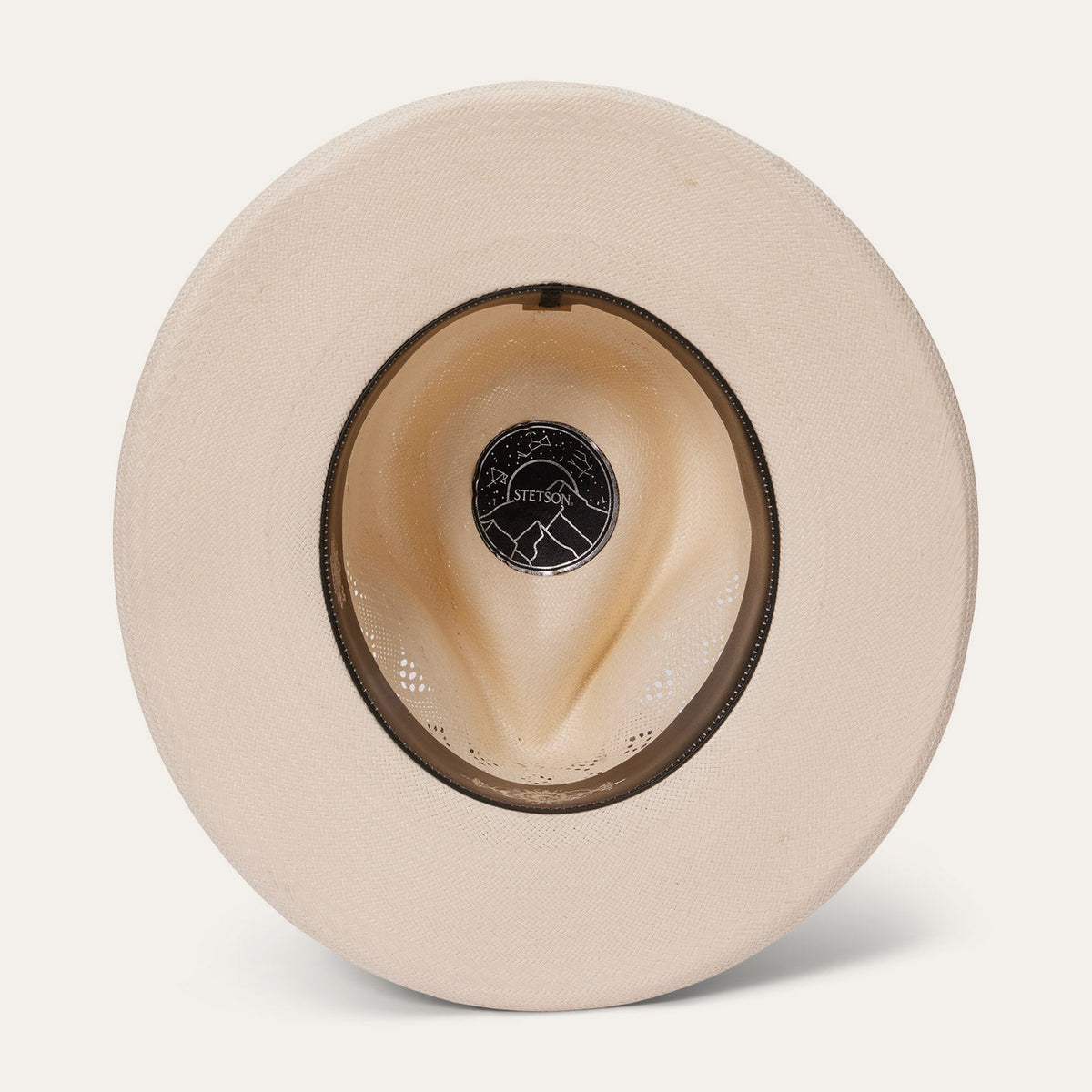 Andromeda Vented Straw Fedora Natural - Stetson