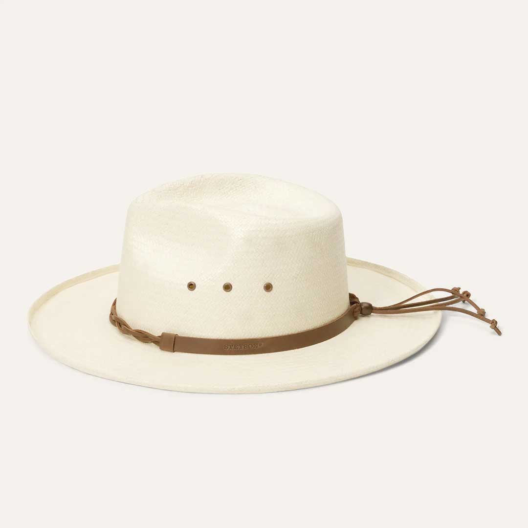 Helena Straw Fedora Natural - Stetson