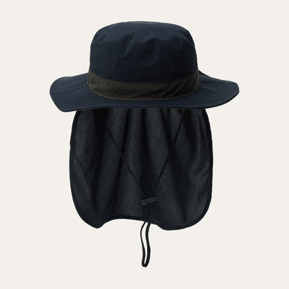 Sunshade Safari Hat With Neck Flap Black - Stetson