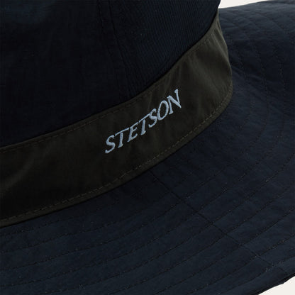 Sunshade Safari Hat With Neck Flap Black - Stetson