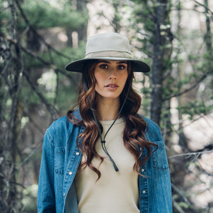 Traveller Outdoor Hat Off White with Olive - Stetson