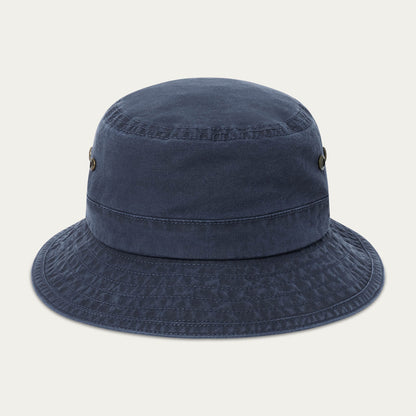 Delave Organic Cotton Bucket Hat Navy - Stetson