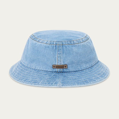Denim Barista Bucket Hat Blue Denim - Stetson