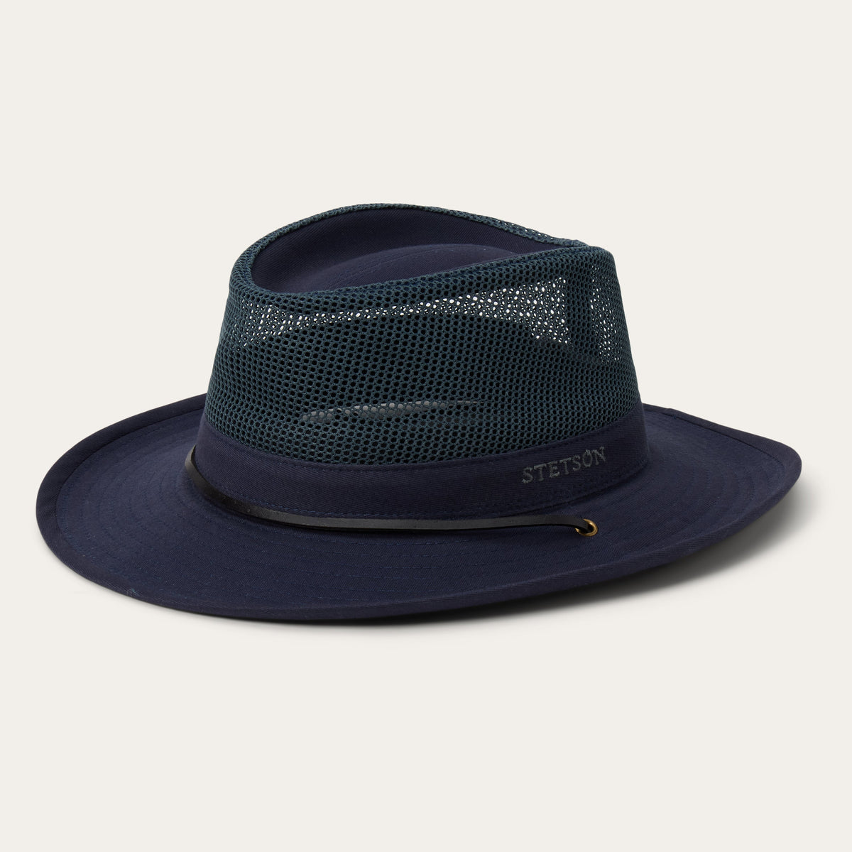 Outdoor Air Cotton Hat Vintage Indigo - Stetson