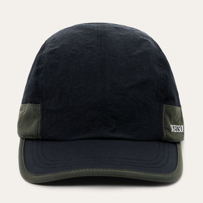 Sunshade Cap With Neck Flap Black - Stetson
