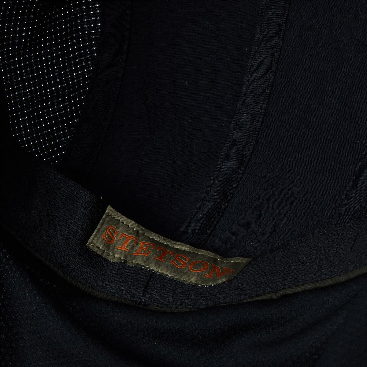 Sunshade Cap With Neck Flap Black - Stetson