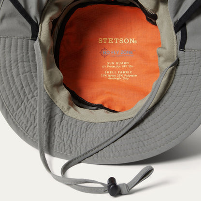 Switchback 'No Fly Zone' Mesh Bucket Hat Willow - Stetson