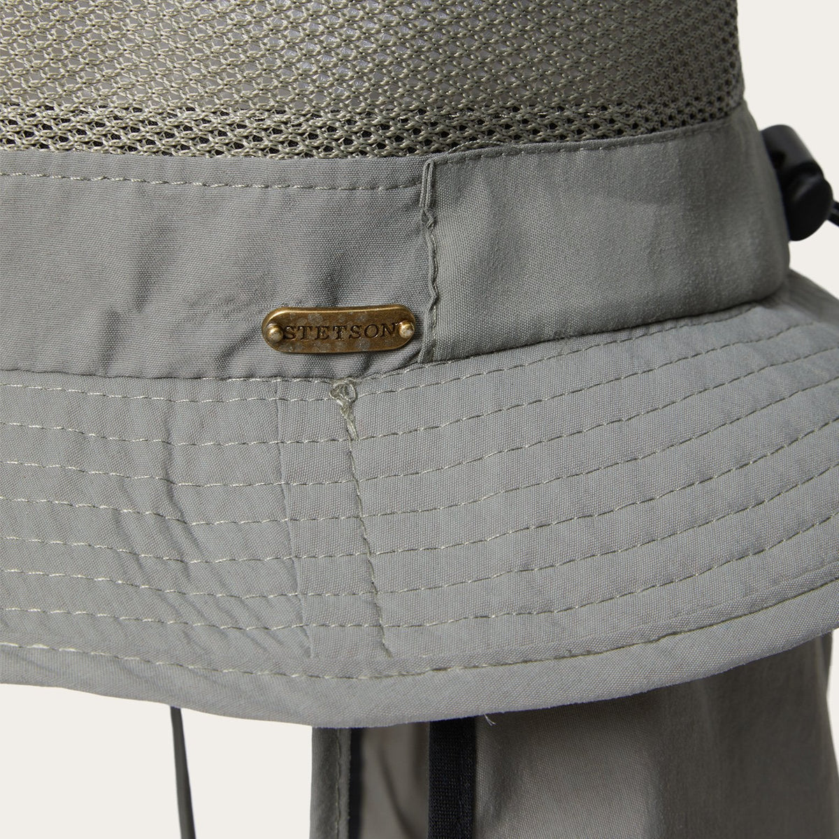 Switchback 'No Fly Zone' Mesh Bucket Hat Willow - Stetson