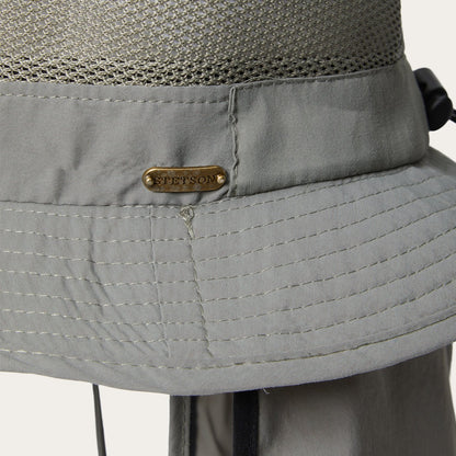 Switchback 'No Fly Zone' Mesh Bucket Hat Willow - Stetson