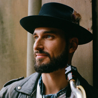 Temple Fedora Navy - Stetson