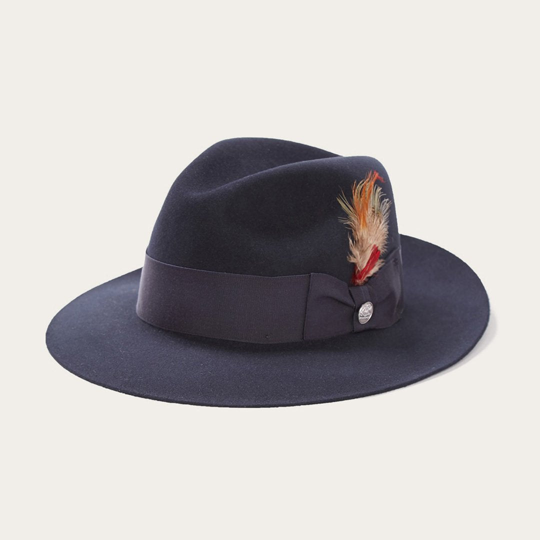 Temple Fedora Navy - Stetson
