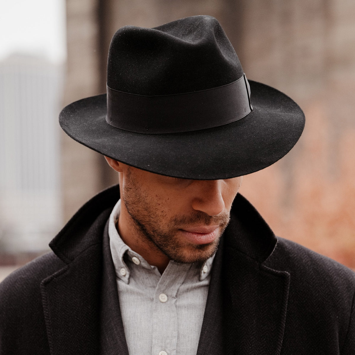 Temple Fedora Black - Stetson