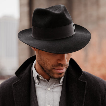 Temple Fedora Black - Stetson