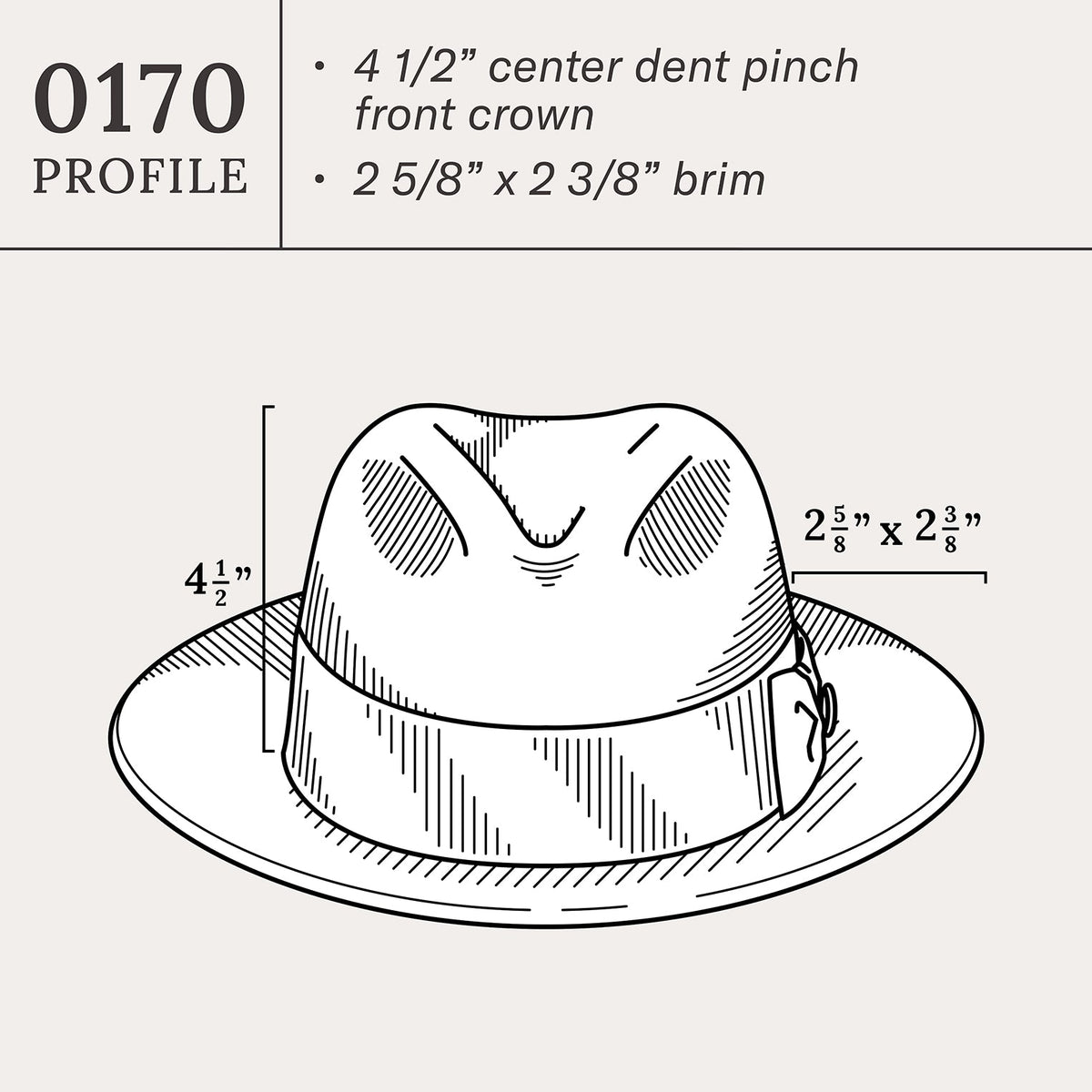 Temple Fedora Mink - Stetson