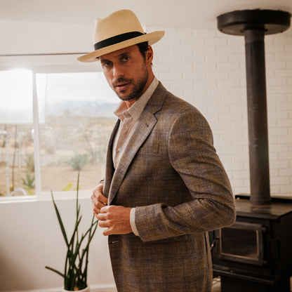 Center Dent Panama Fedora Natural - Stetson