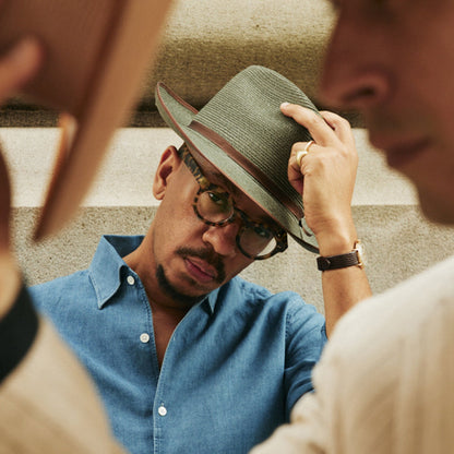Stratoliner Hemp Fedora Sage - Stetson