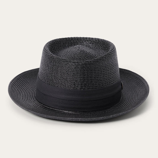 Bishop Straw Hat Black - Stetson