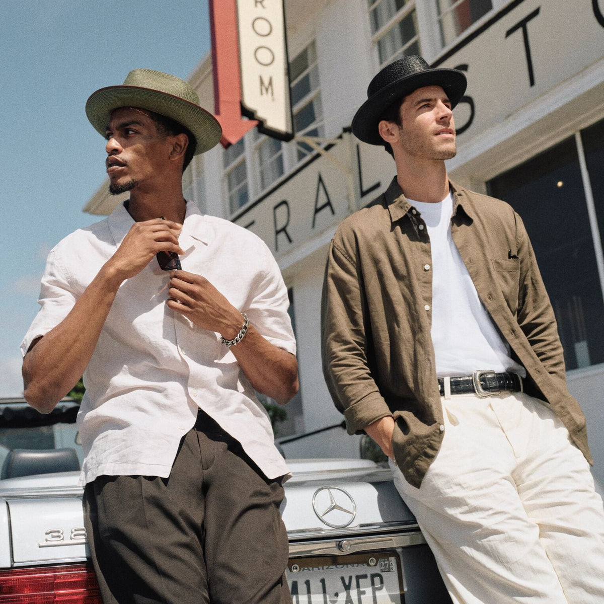 Bishop Straw Hat Black - Stetson
