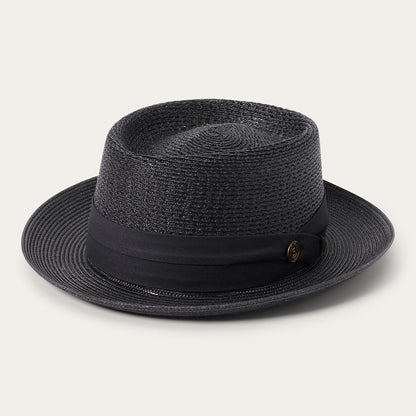 Bishop Straw Hat Black - Stetson