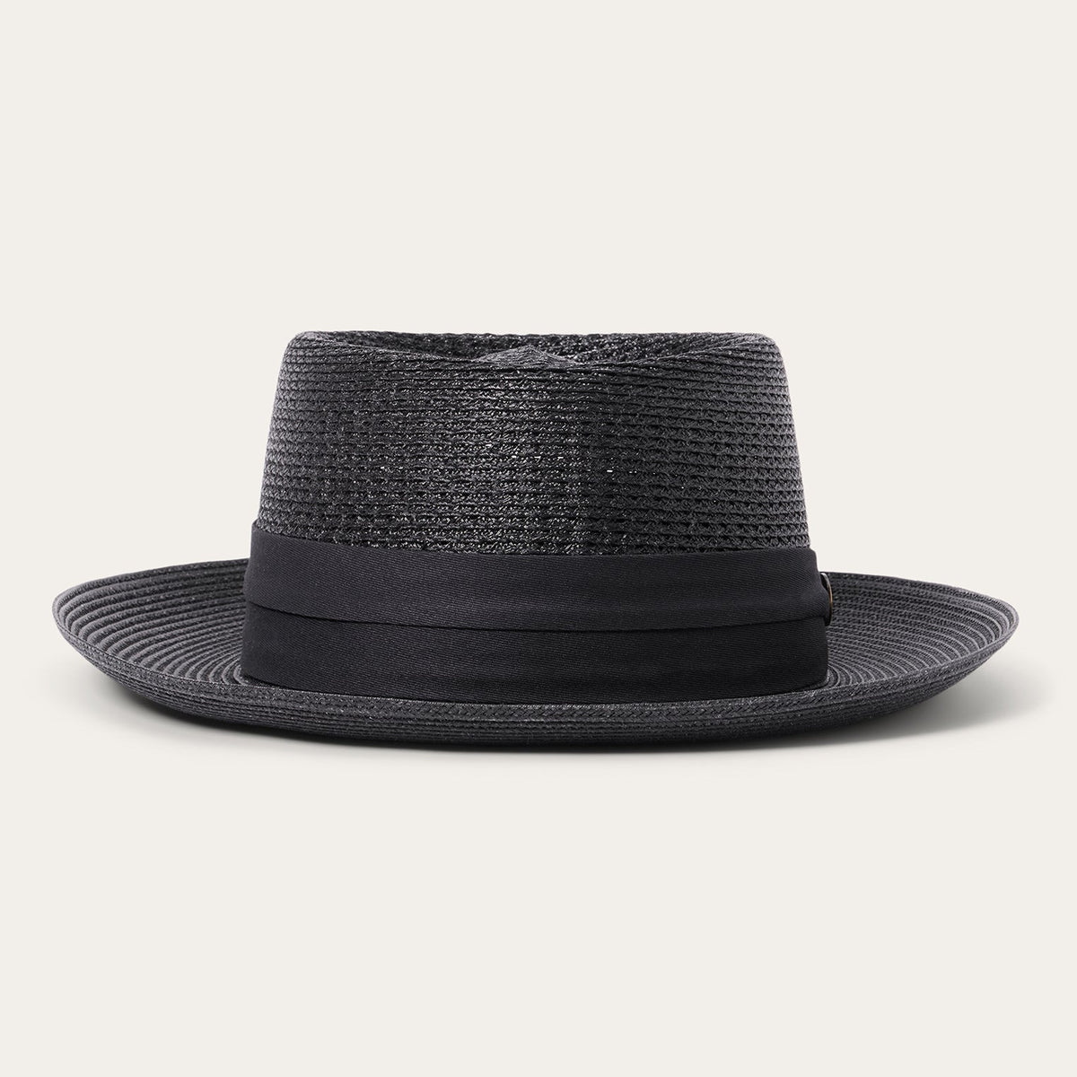 Bishop Straw Hat Black - Stetson