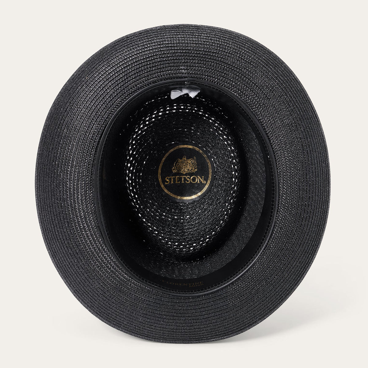 Bishop Straw Hat Black - Stetson