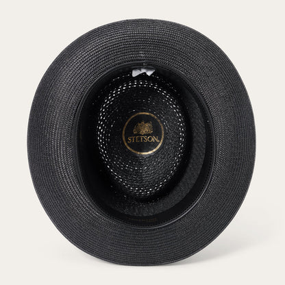 Bishop Straw Hat Black - Stetson