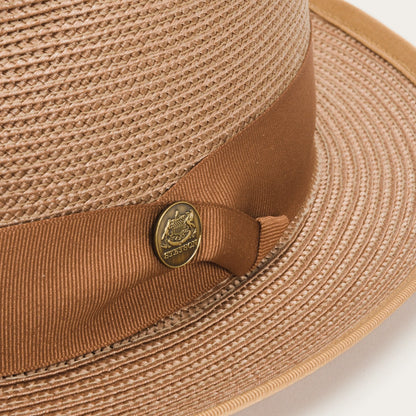 Latte Milan Fedora Cognac - Stetson