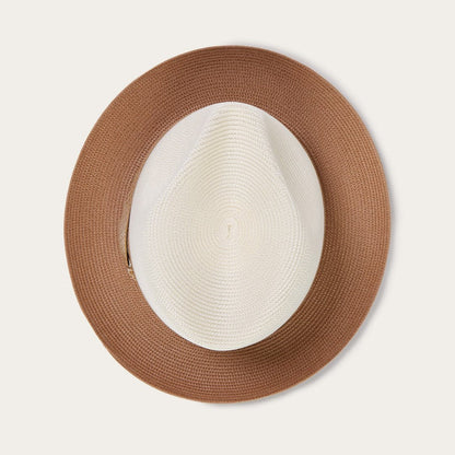 Andover Milan Fedora Ivory Cognac - Stetson
