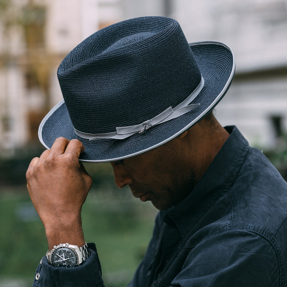 Stratoliner Hemp Fedora Navy - Stetson
