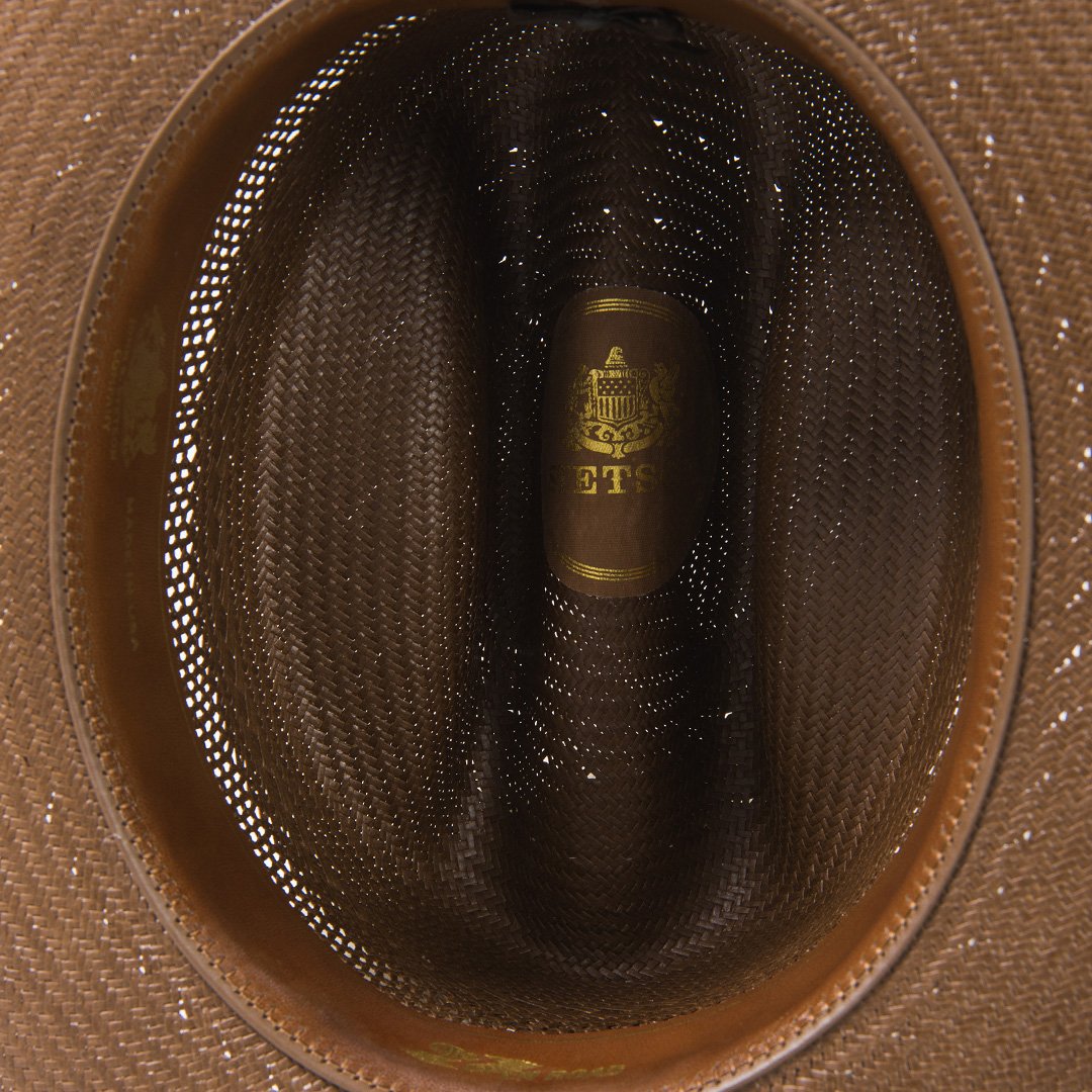 Open Road Vented Straw Cowboy Hat Chocolate - Stetson