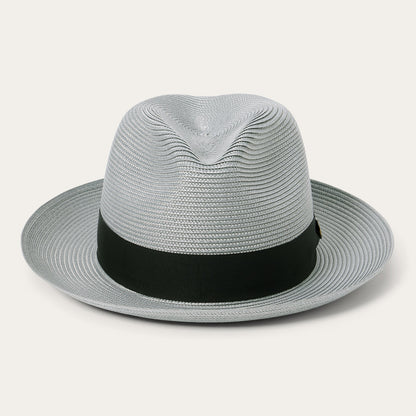 Rosebud Straw Fedora Grey - Stetson