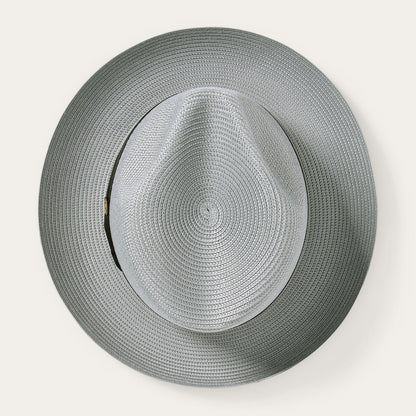 Rosebud Straw Fedora Grey - Stetson