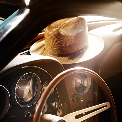 Open Road Straw Hat Cognac - Stetson