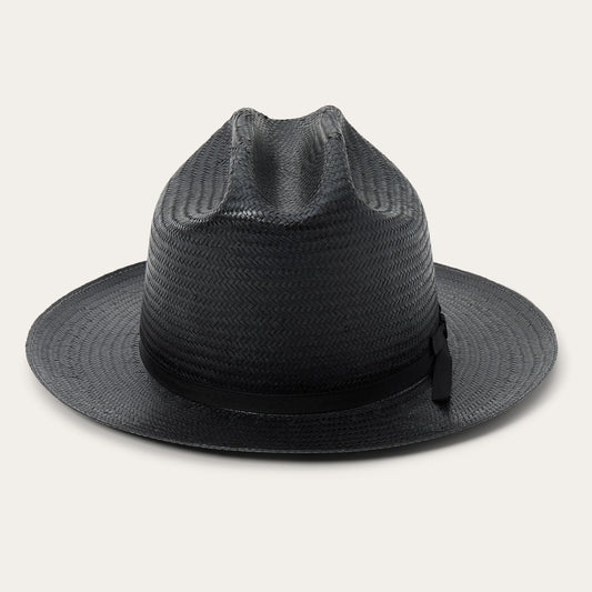 Open Road Straw Hat Black - Stetson