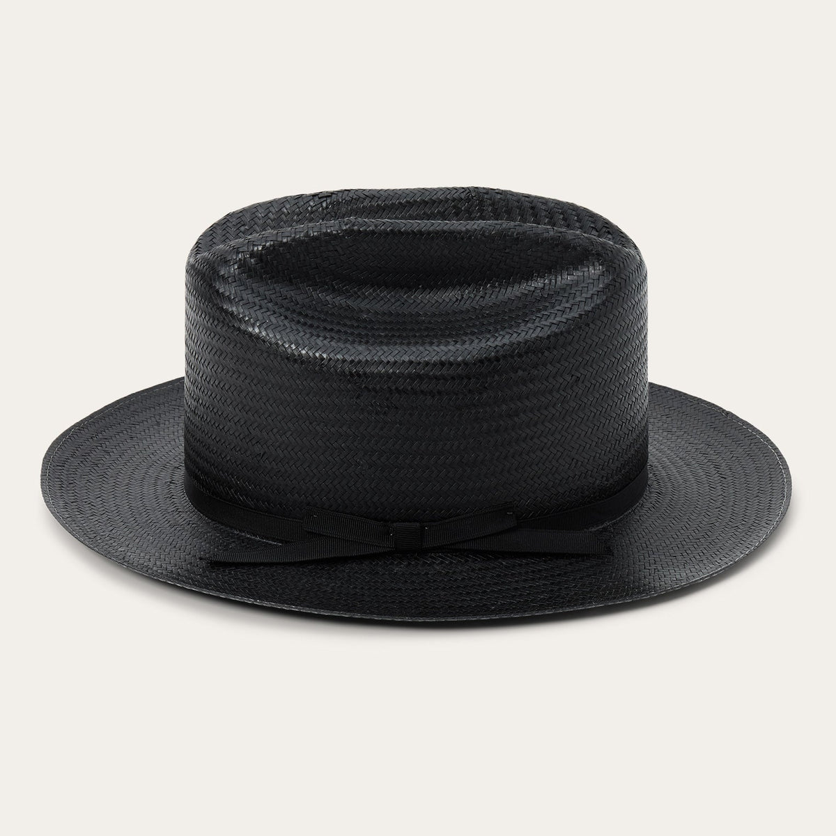 Open Road Straw Hat Black - Stetson