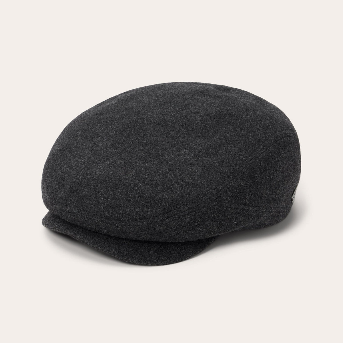 Wool Cashmere Driver Cap Anthra Melange - Stetson
