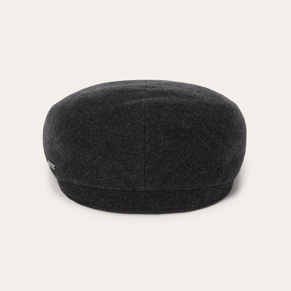 Wool Cashmere Driver Cap Anthra Melange - Stetson