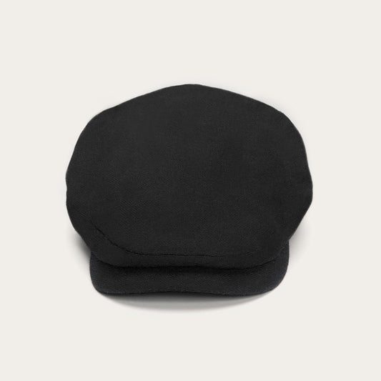 Virgin Wool & Cashmere Driver Cap Black - Stetson