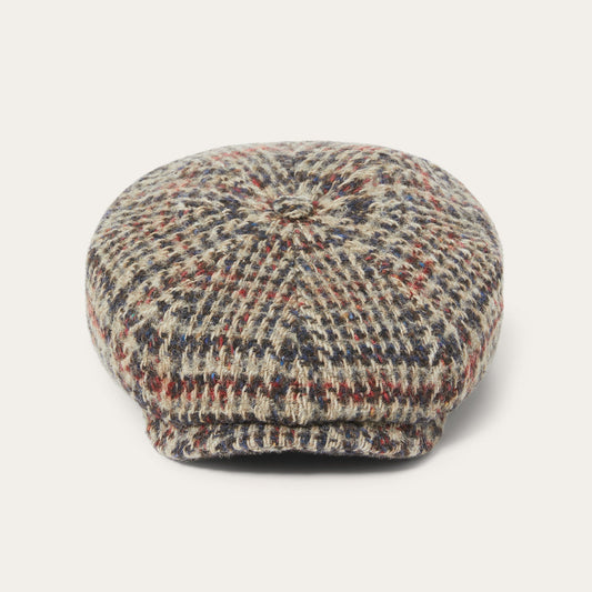 Virgin Wool Hatteras Beige/Red/Herringbone - Stetson