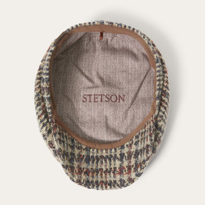 Virgin Wool Hatteras Beige/Red/Herringbone - Stetson