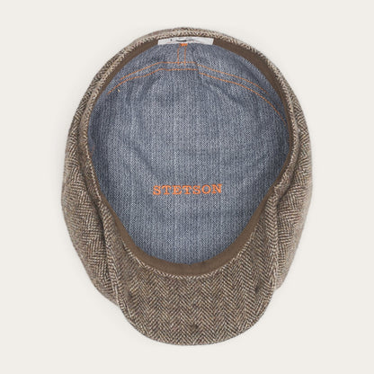 Wool Herringbone Hatteras Grey Herringbone - Stetson